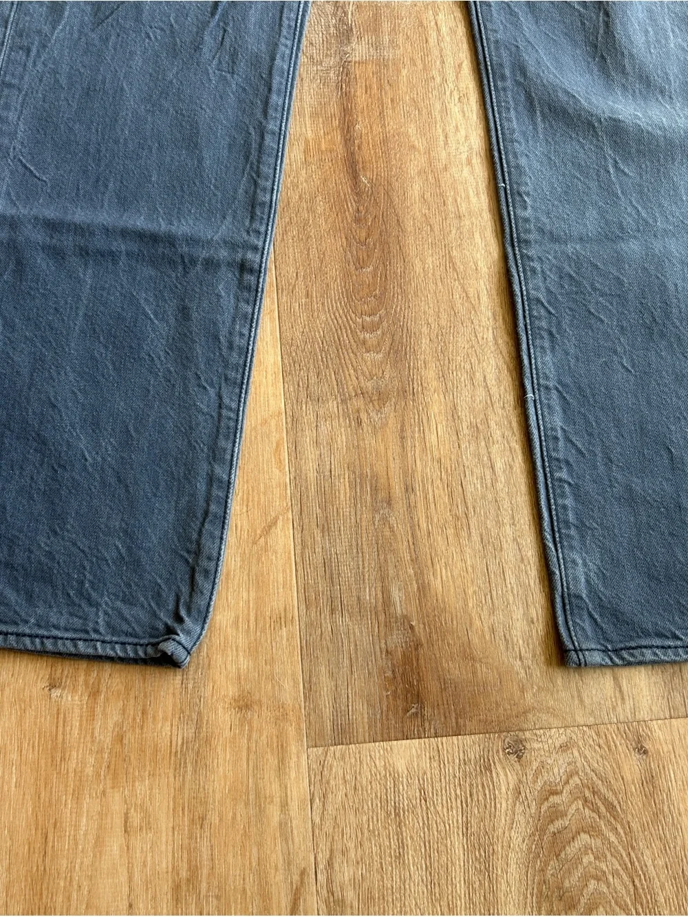 Levi’s 501 Marble Faded Gray Straight Fit Button Fly Jeans Men’s 33x34 Classic